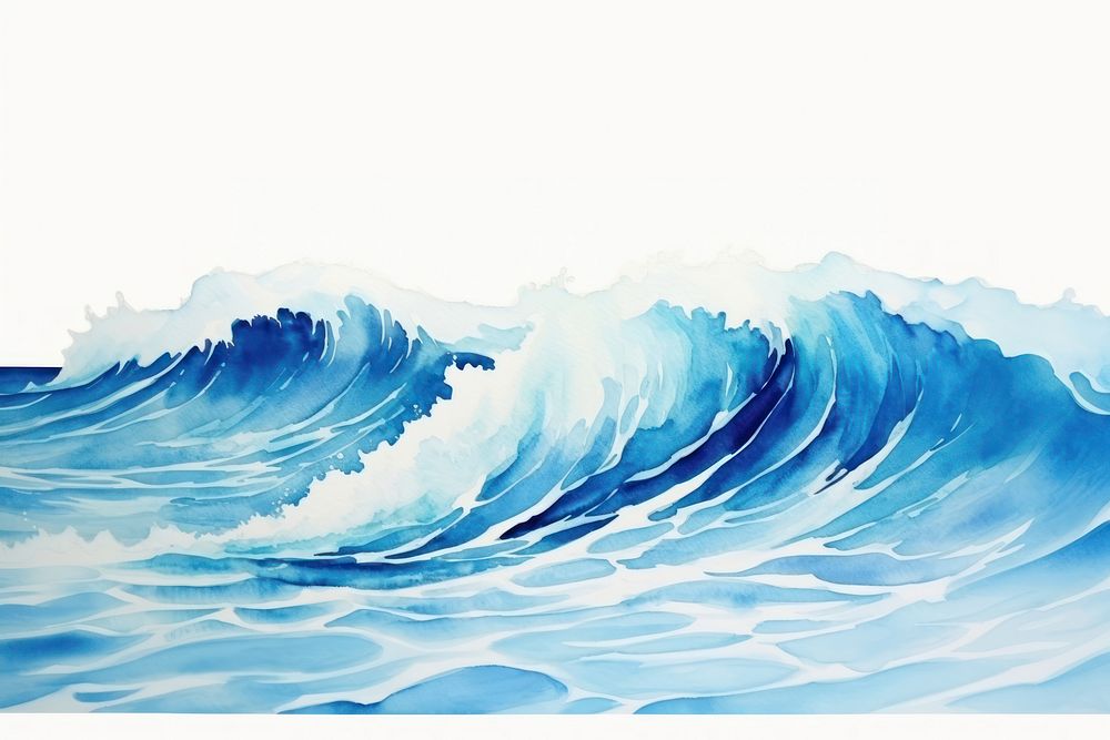 Ocean backgrounds nature water. AI generated Image by rawpixel.