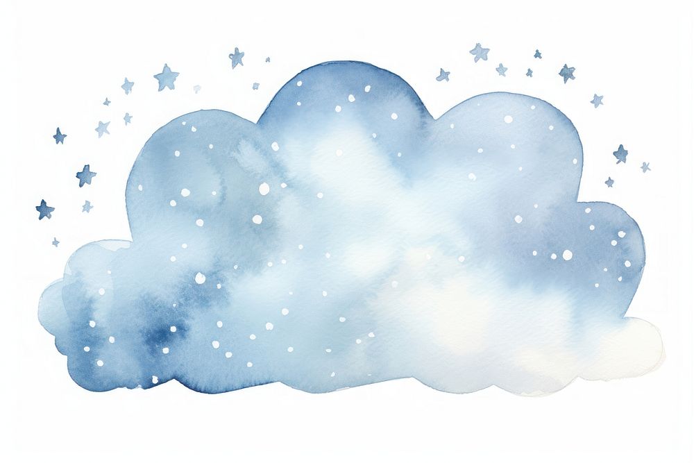 Backgrounds cloud white star. AI generated Image by rawpixel.