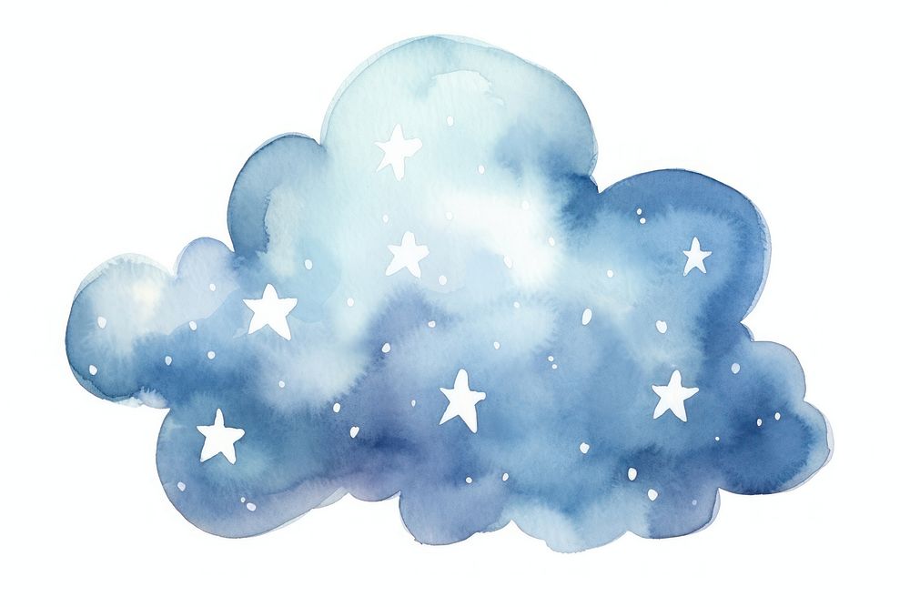 Backgrounds cloud star sky. AI generated Image by rawpixel.