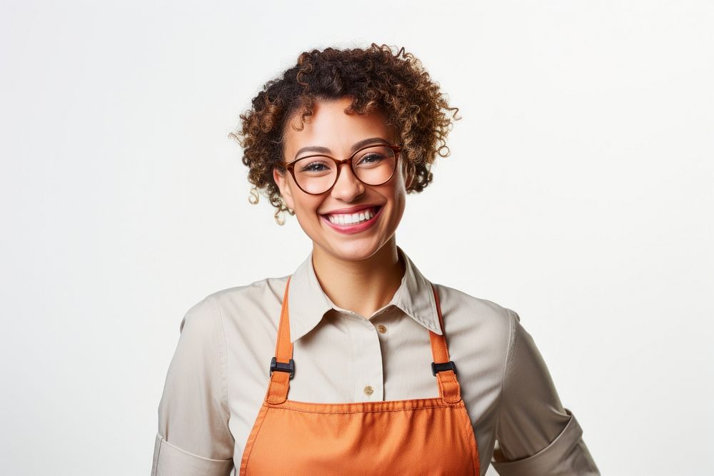 Glasses female adult smile. AI generated Image by rawpixel.