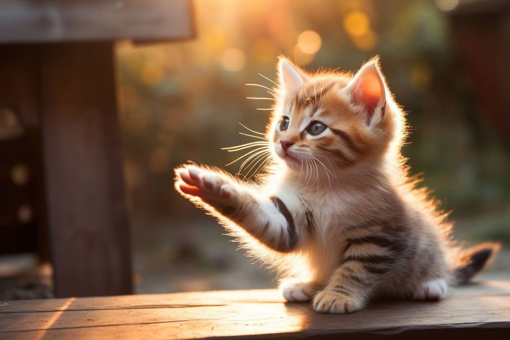 Kitten mammal animal pet.