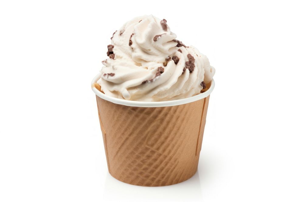 Cream dessert food cup. AI generated Image by rawpixel.
