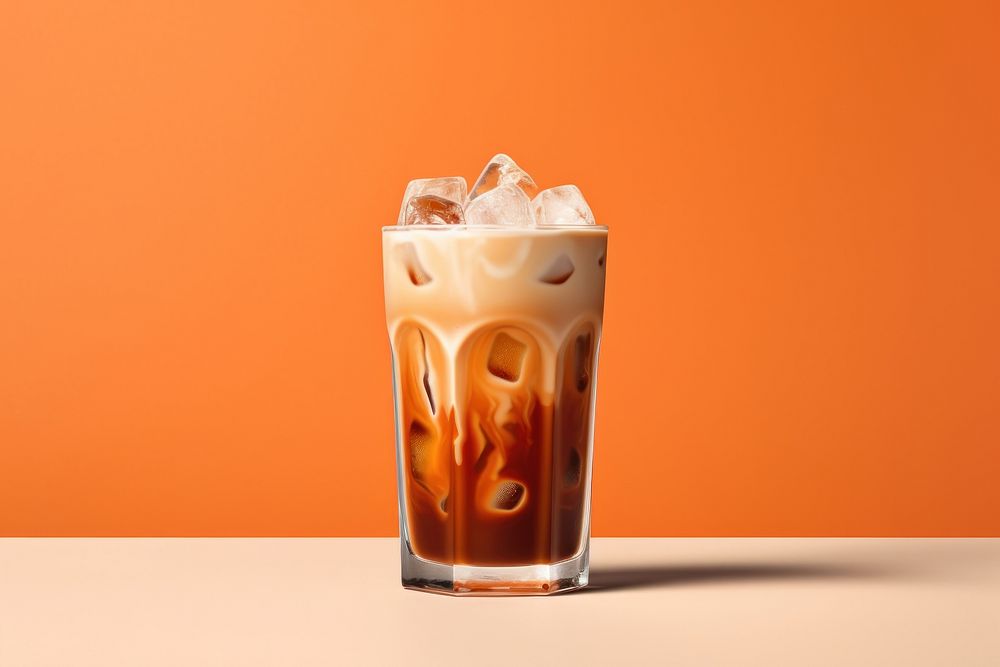 Coffee drink latte refreshment. AI generated Image by rawpixel.