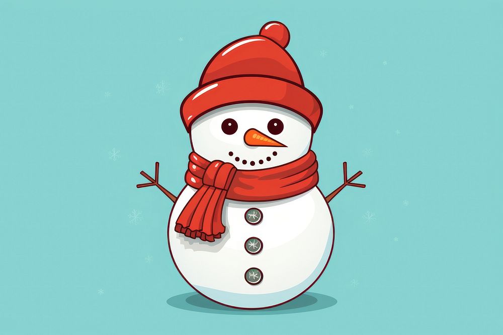 Snowman winter anthropomorphic representation. AI generated Image by rawpixel.