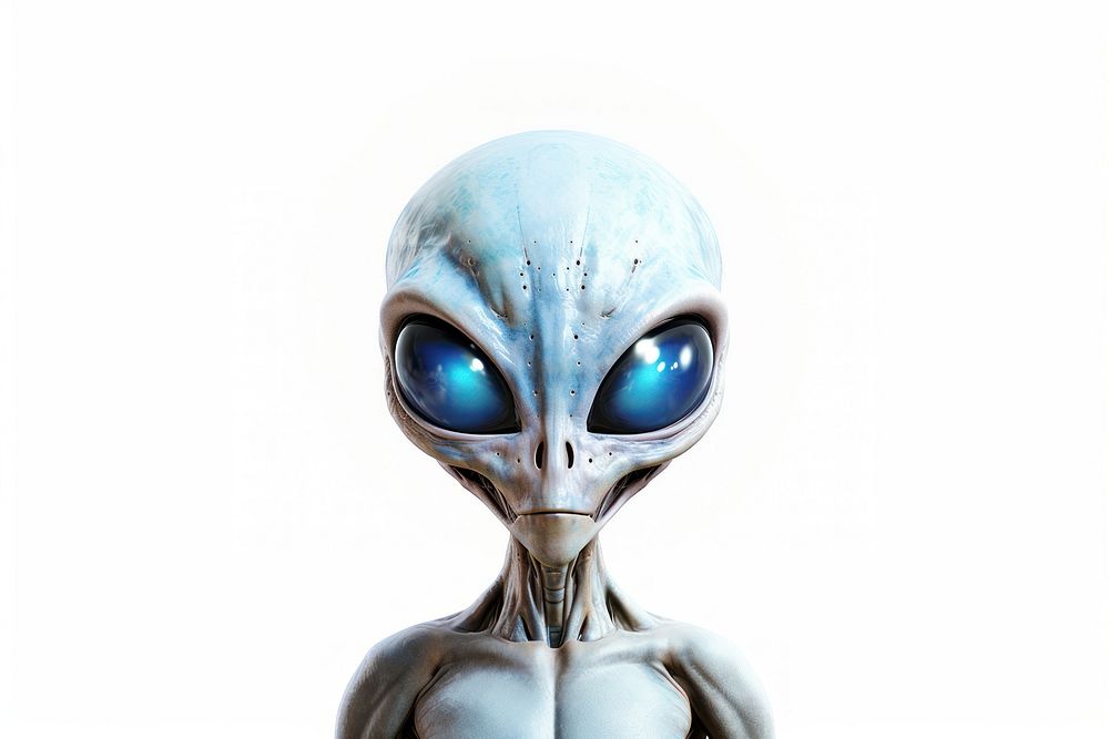 Alien representation technology portrait. AI generated Image by rawpixel.