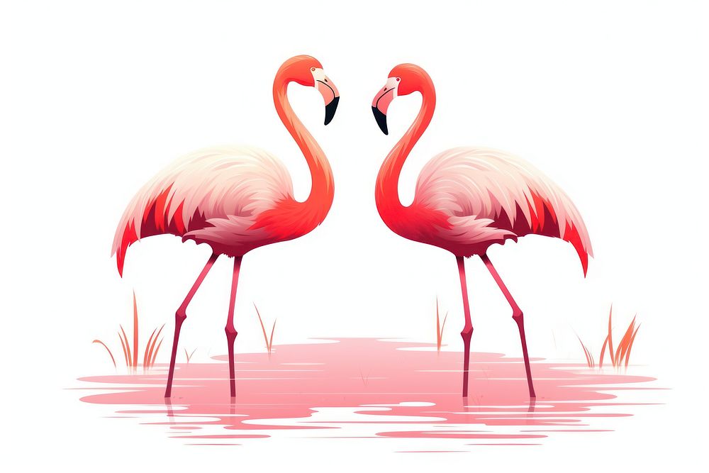 Flamingo animal bird spoonbill. AI | Free Photo Illustration - rawpixel