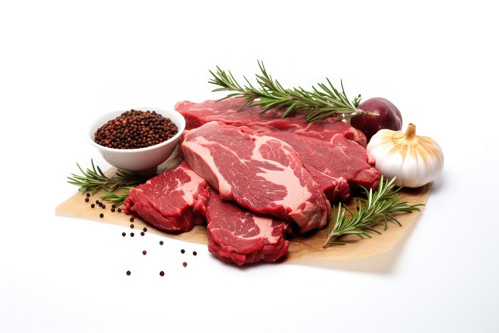 Meat ingredient steak beef. AI generated Image by rawpixel.