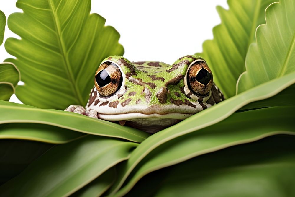 Frog amphibian wildlife reptile. AI generated Image by rawpixel.