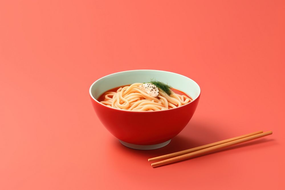 Food chopsticks noodle meal. AI generated Image by rawpixel.