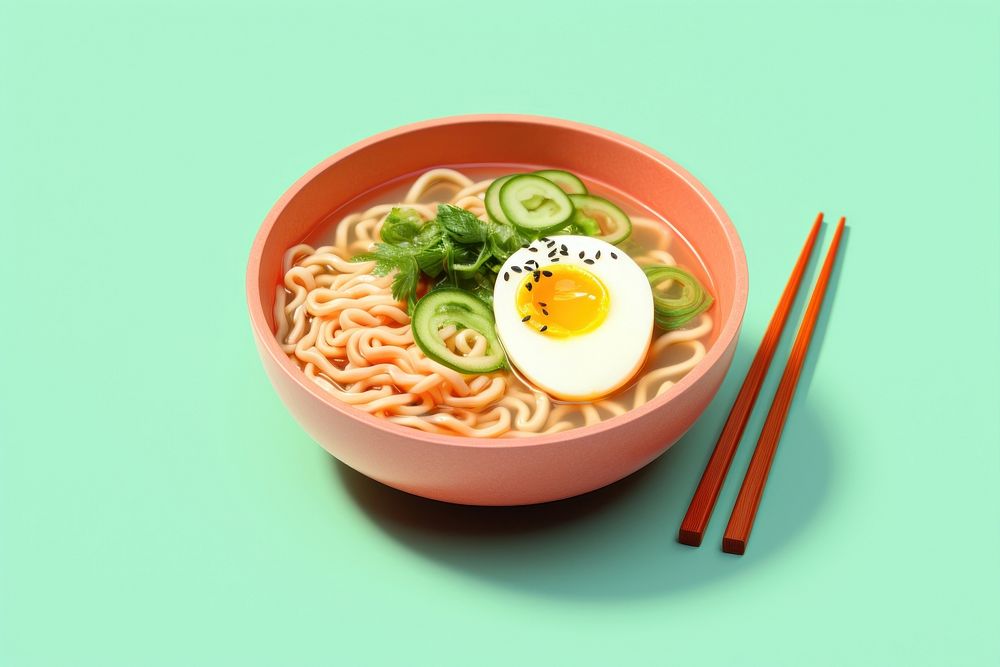 Food ramen soup meal. AI generated Image by rawpixel.