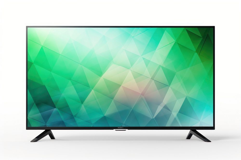 Screen television white background electronics. AI generated Image by rawpixel.