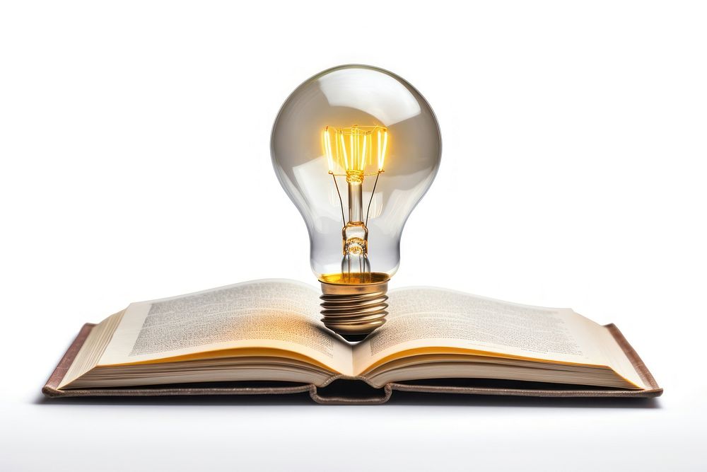 Light book publication lightbulb. AI generated Image by rawpixel.