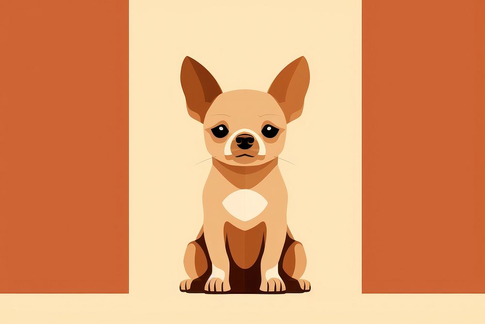 Dog chihuahua mammal animal. AI generated Image by rawpixel.