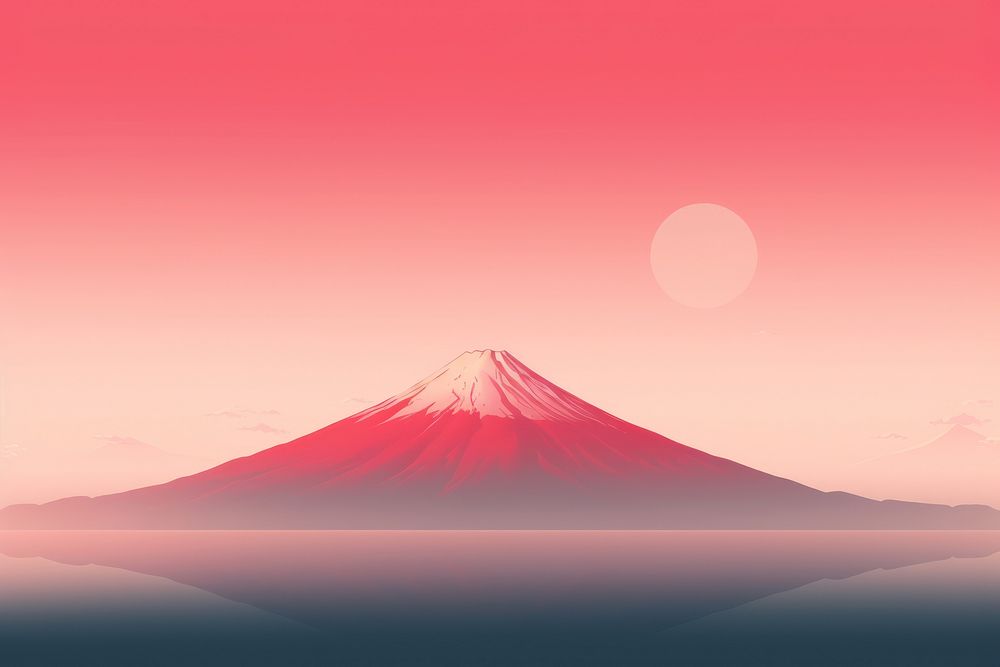Mountain outdoors volcano nature. AI generated Image by rawpixel.