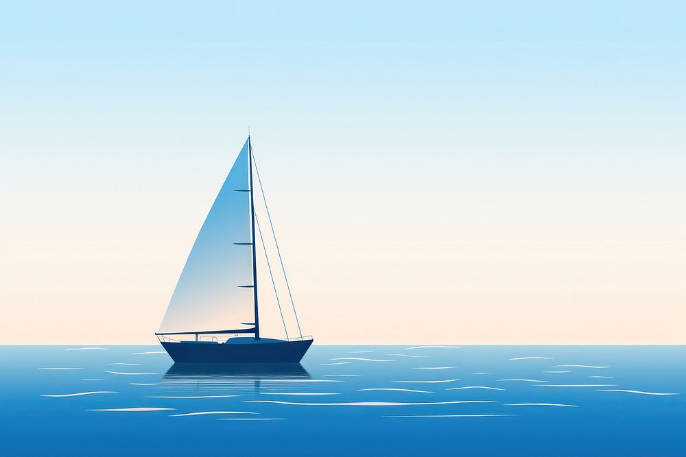 Sailboat watercraft vehicle yacht. AI | Premium Photo - rawpixel