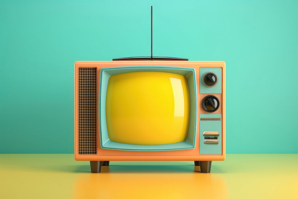 Television blue electronics technology. AI generated Image by rawpixel.