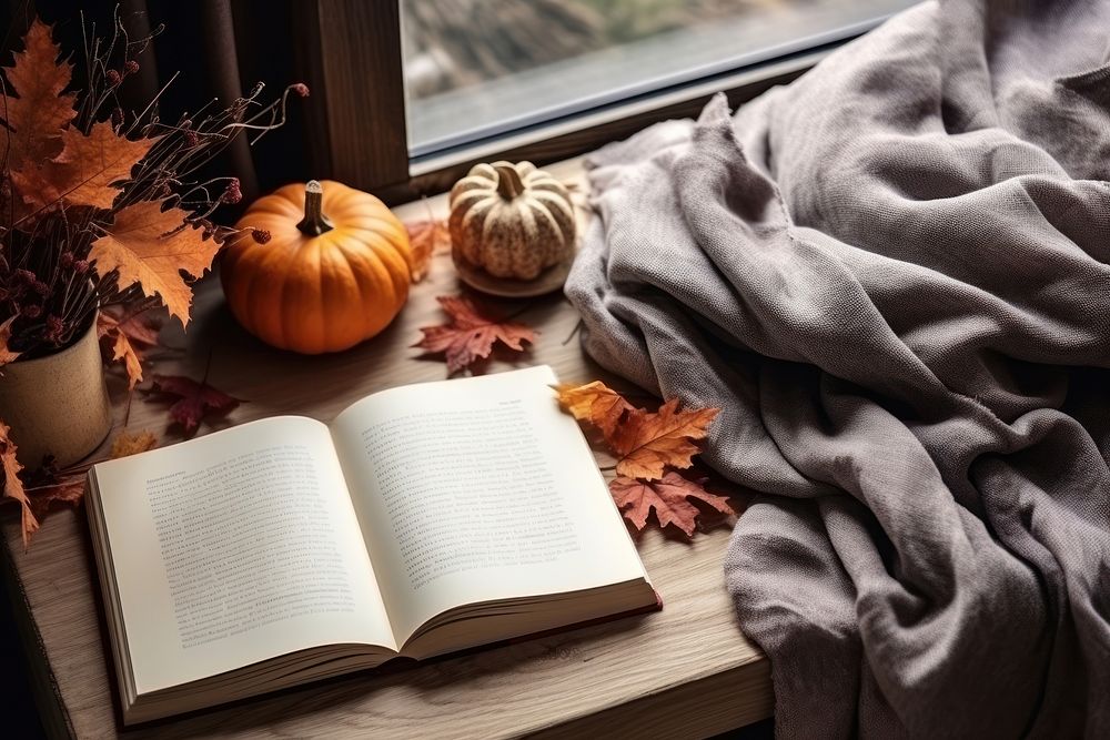 Book leaf publication pumpkin.