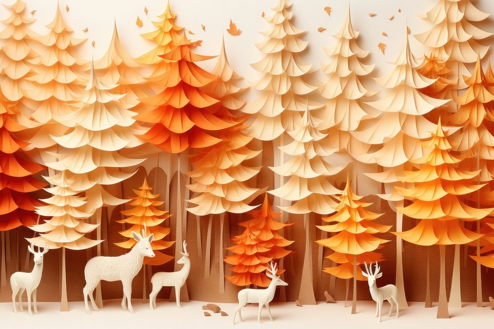 Backgrounds forest art celebration. AI generated Image by rawpixel.