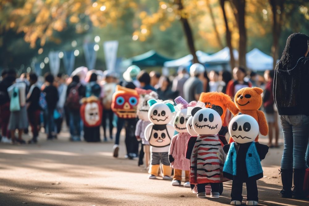 Halloween festival people adult. AI generated Image by rawpixel.
