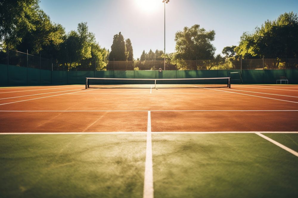 Tennis sports ball architecture. 