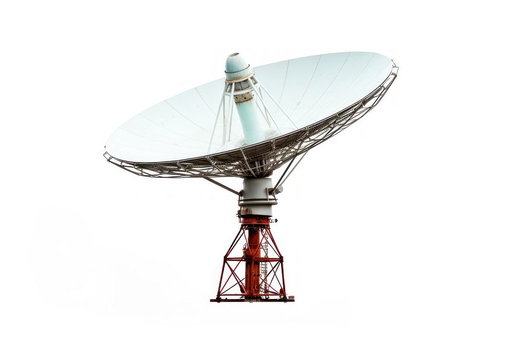 Television antenna white background transportation architecture. AI generated Image by rawpixel.
