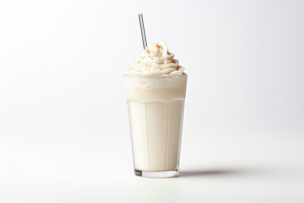 Milkshake cream food smoothie. 