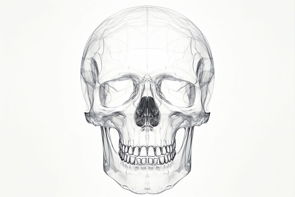 Xray drawing sketch illustrated. AI generated Image by rawpixel.