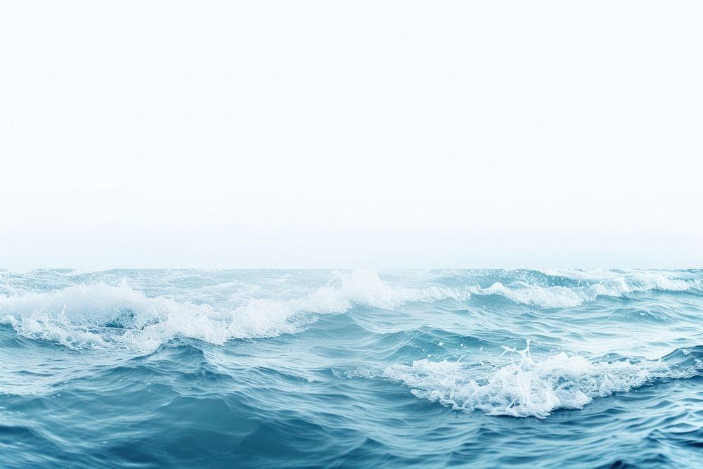 Ocean backgrounds outdoors horizon. AI generated Image by rawpixel.