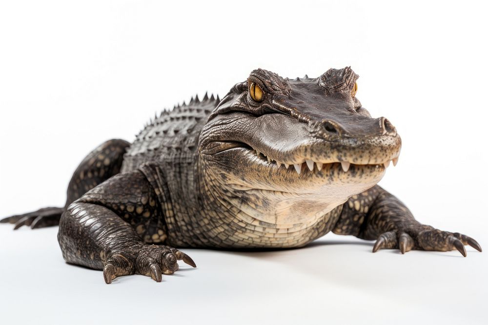 Alligator reptile animal lizard. AI generated Image by rawpixel.