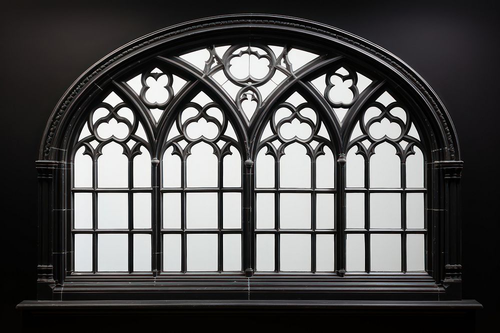 Window architecture building black. AI generated Image by rawpixel.