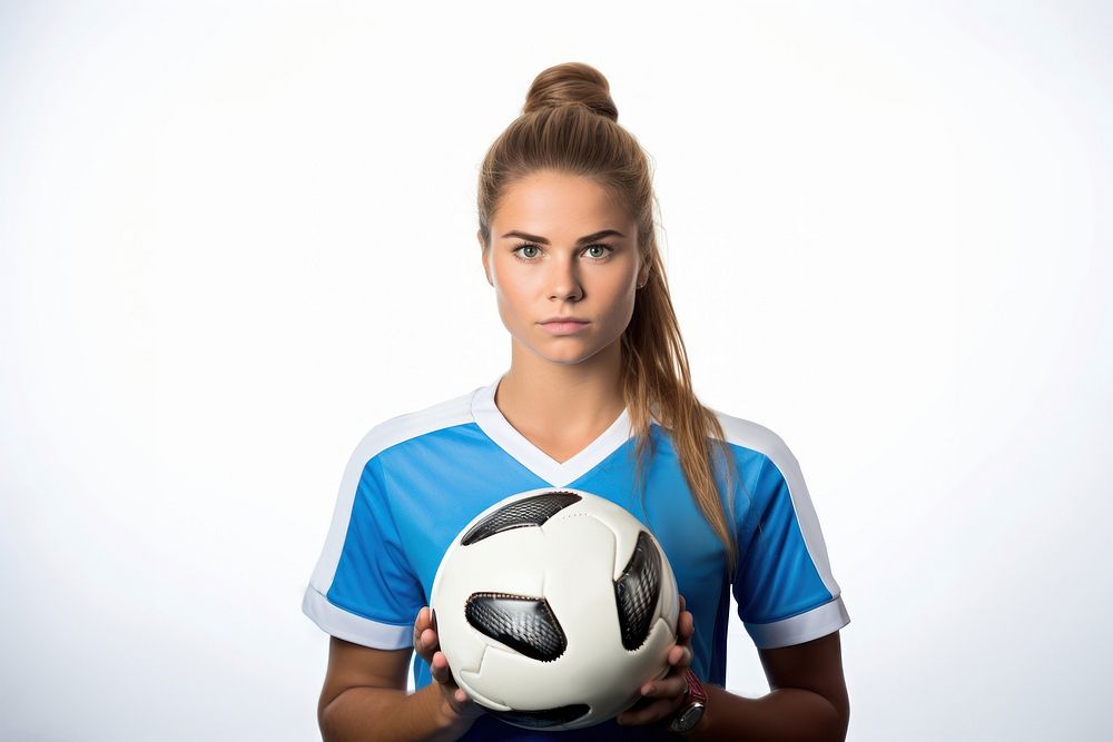 Soccer ball football portrait. AI generated Image by rawpixel.