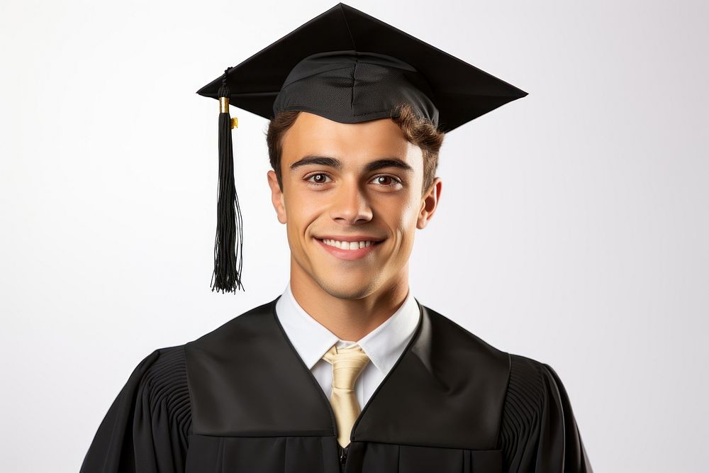 Graduation portrait student intelligence. AI generated Image by rawpixel.