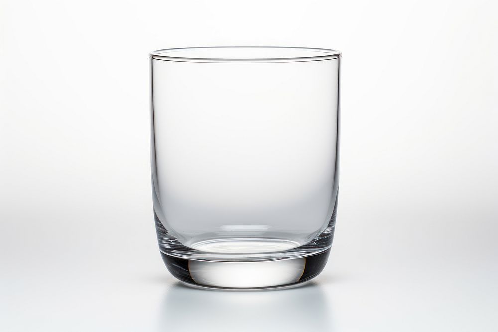 Glass drink white vase. 