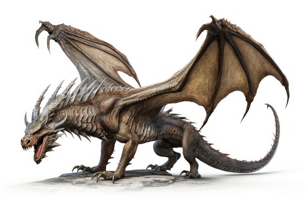 Dragon dinosaur reptile animal. 