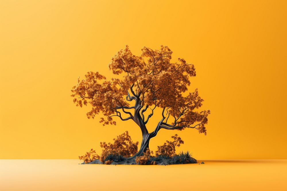 Tree landscape outdoors nature. AI generated Image by rawpixel.