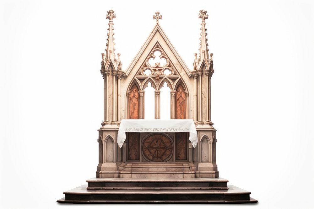 Altar architecture building worship. AI generated Image by rawpixel.