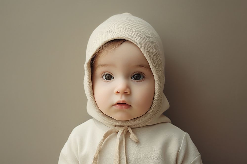 Baby portrait photo hood. 