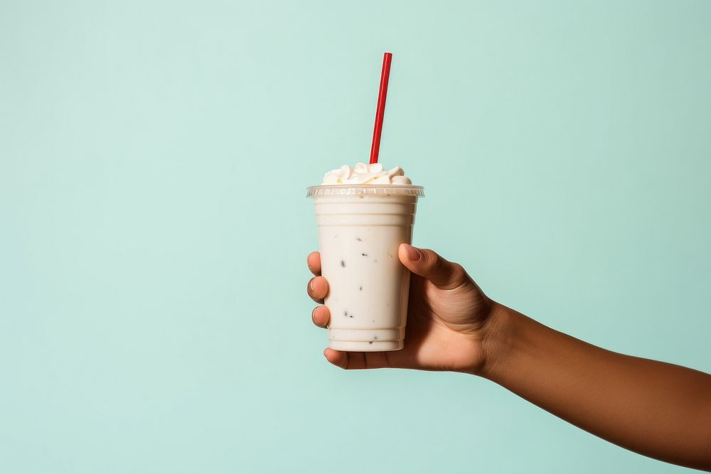 Milk milkshake dessert drink. AI generated Image by rawpixel.