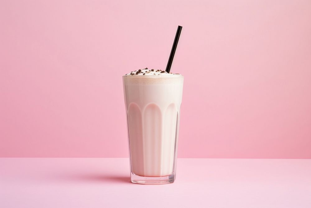 Milkshake smoothie drink refreshment. AI generated Image by rawpixel.