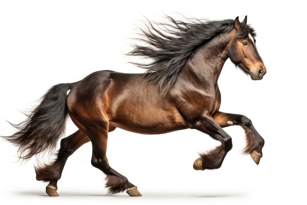 Rocky Mountain Horse horse stallion running. 