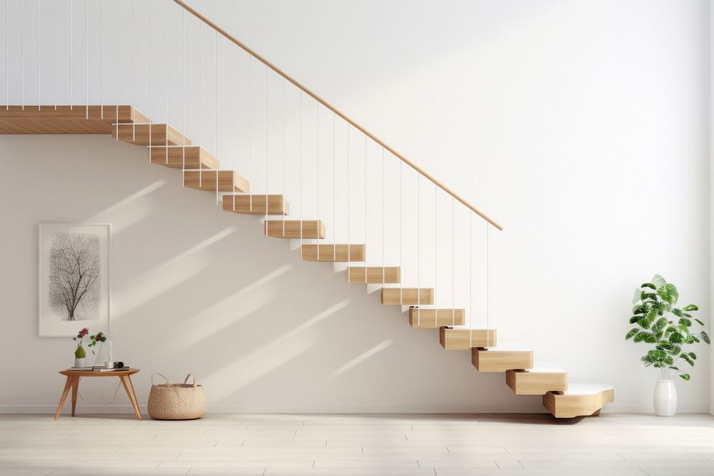 Staircase architecture building stairs. AI generated Image by rawpixel.