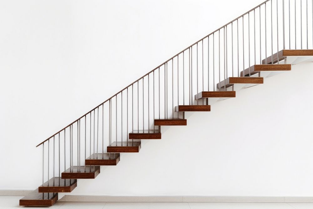 Staircase architecture handrail railing. AI generated Image by rawpixel.