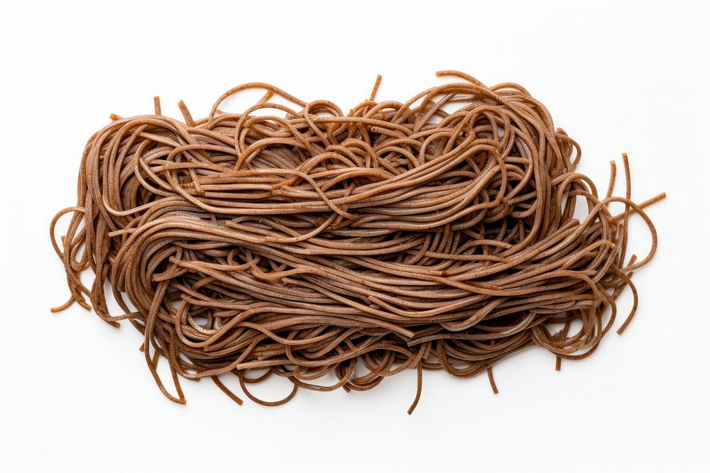 Noodle food white background vermicelli. 