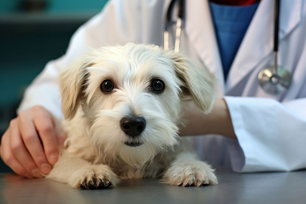 Veterinarian dog mammal animal. 