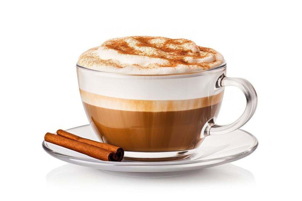 Coffee dessert saucer latte. AI generated Image by rawpixel.