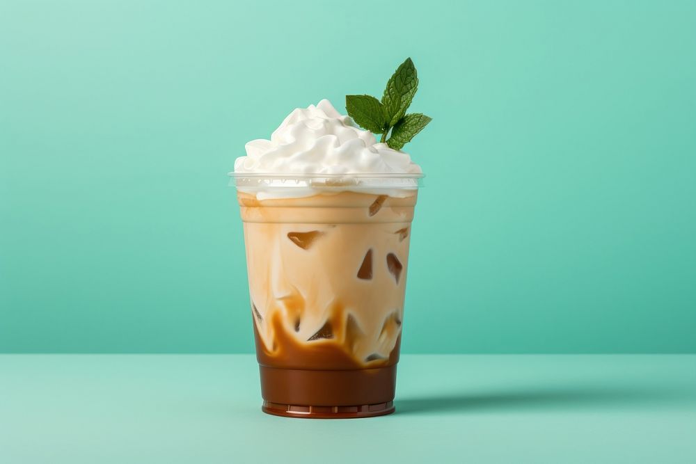 Dessert cream drink food. AI generated Image by rawpixel.