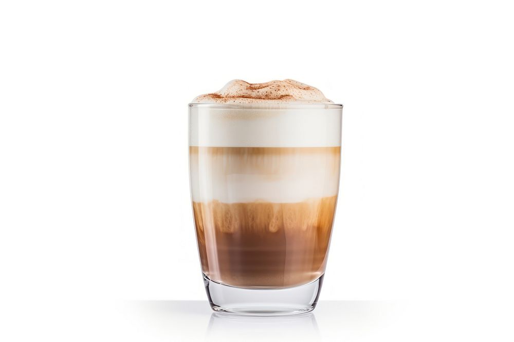 Latte glass dessert coffee. AI generated Image by rawpixel.