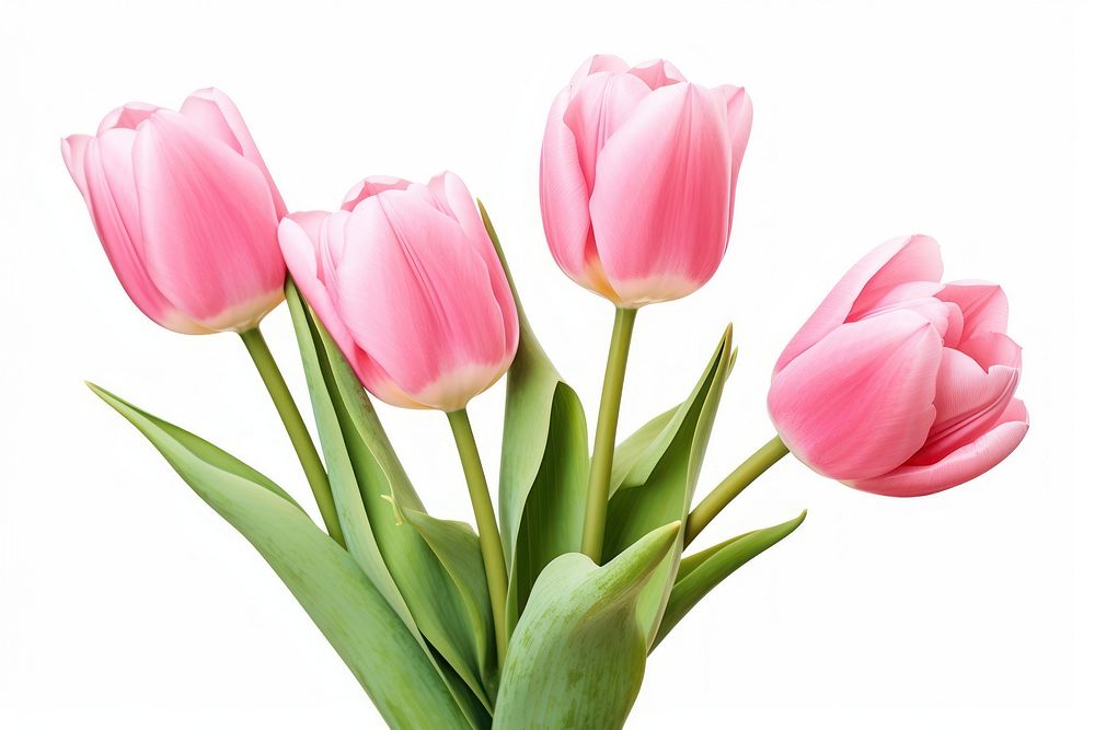 Flower tulip blossom plant. AI generated Image by rawpixel.