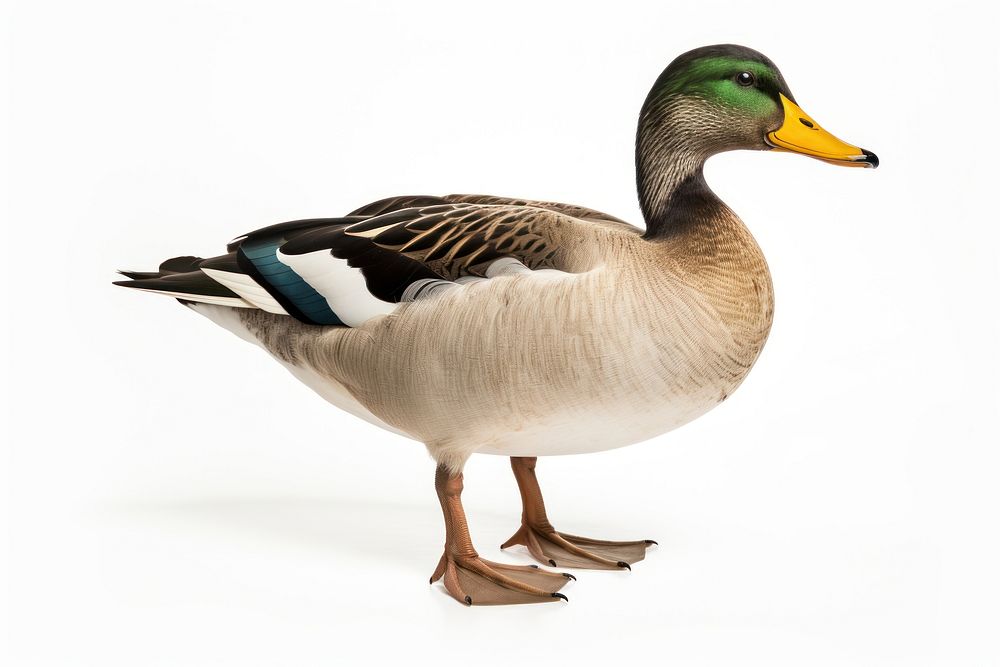 Duck mallard animal bird. 