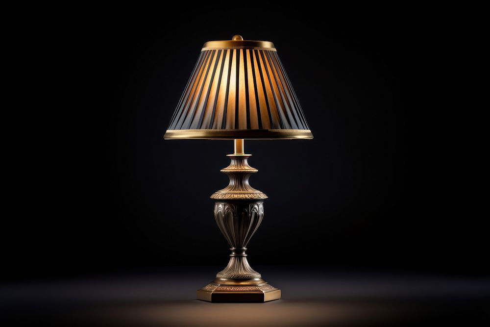 Lamp lampshade illuminated decoration. AI generated Image by rawpixel.